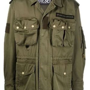 Diesel Men's Multi-pocket Field Jacket Large